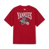  Áo thun [Unisex] MLB - New Year's Horse Graphic Short Sleeve T-Shirt NY - 3ATSQ0161-50RDD 