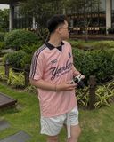  Áo Polo New Era - [Unisex] NY Yankees Jersey Stripe Pink - 13265555 