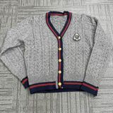  Áo Cardigan Len Nội Địa Hàn Freesize Màu Xám 