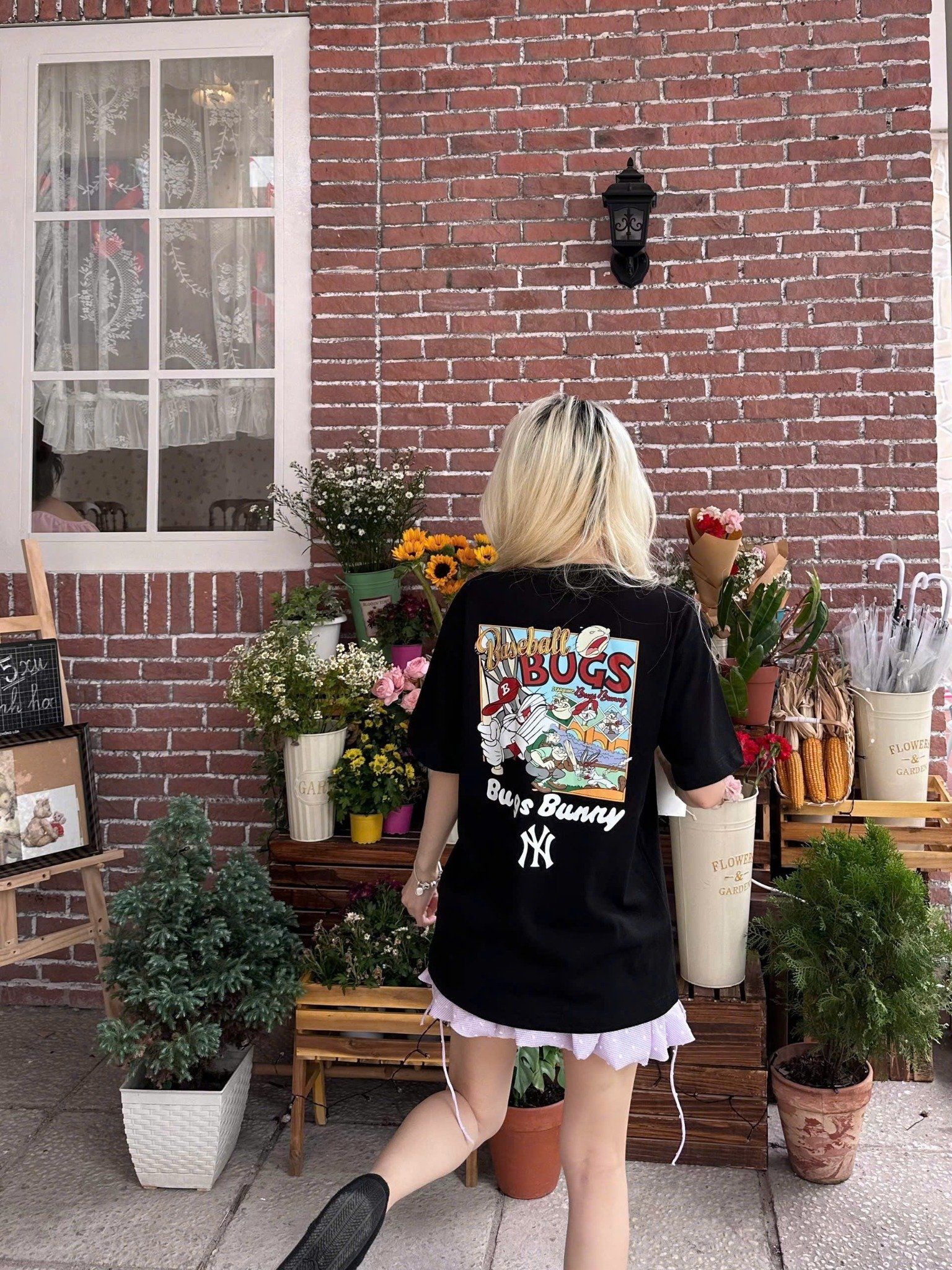  Áo Thun New Era - [Unisex] NY Yankees Bug Bunny Black T-Shirt - 12565988 