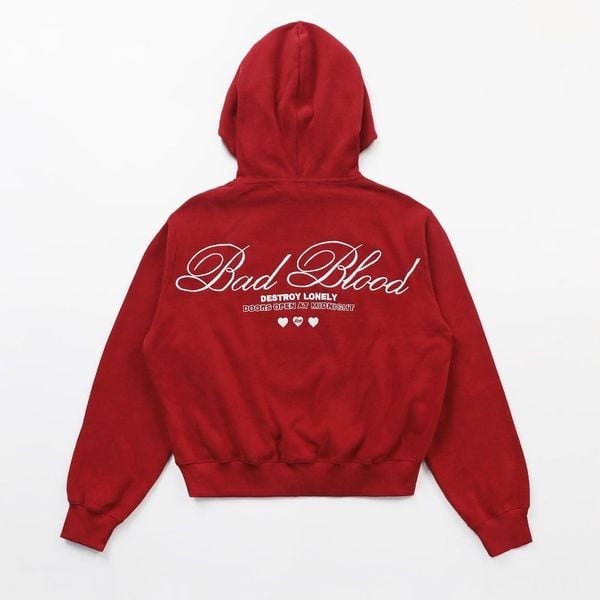 Áo Hoodie [Unisex] Badblood - [w-hde24-029] Classic Logo Hood Red