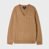 Áo Len Whoau - Steve Cable V-neck Pullover - WHKAG4922F 