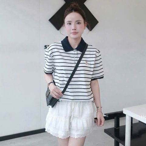 Áo Polo SPAO [Nữ] - (Lilybear) Kalati White - SPHWG25G50