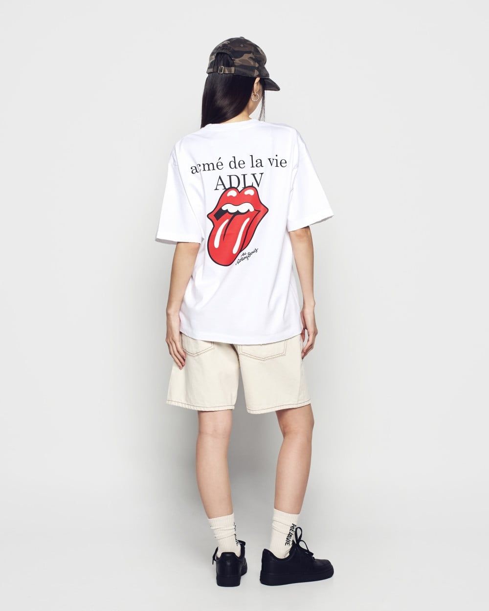  Áo thun ADLV [Unisex] - Acmédelavie Rolling Stones Basic Logo 