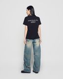  Áo thun [Nữ] ADLV - Acmédelavie Baby Face Cloud Black 