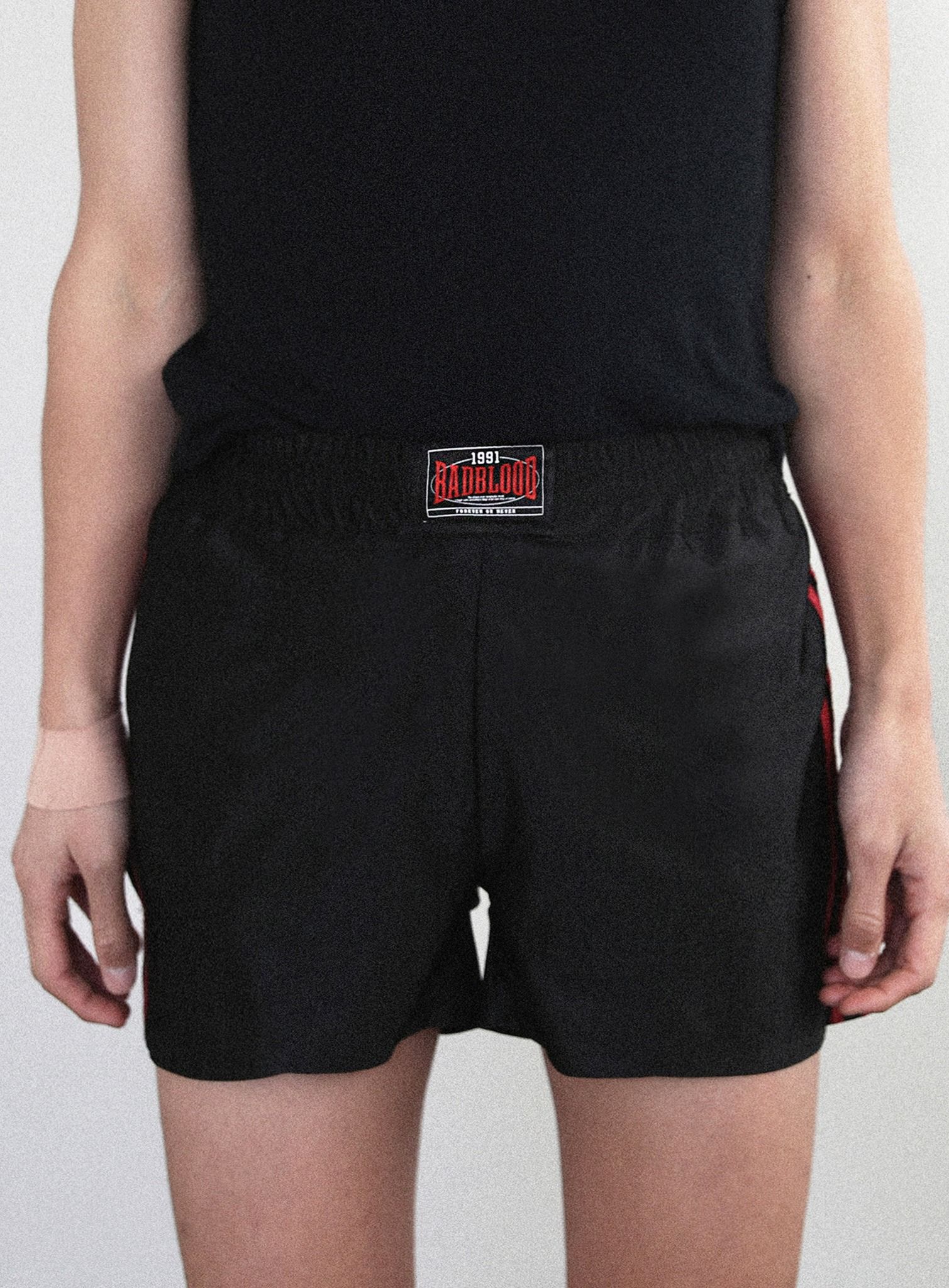  Quần Short [Unisex] Badblood - [w-srt24-090] Mystic Capsule Boxer Shorts - Black 