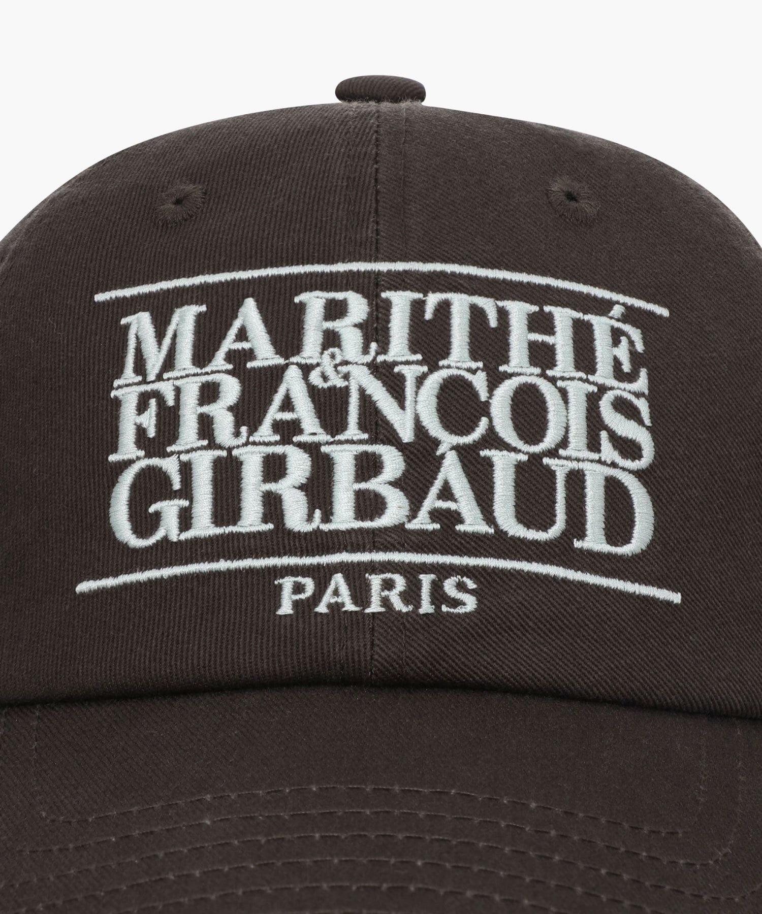  Nón Marithe & Francois Girbaud - Classic Logo Cap Dark Brown 