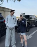  Áo Sweater Zip New Era - [Unisex] Bear EST.1903 NY Gray 