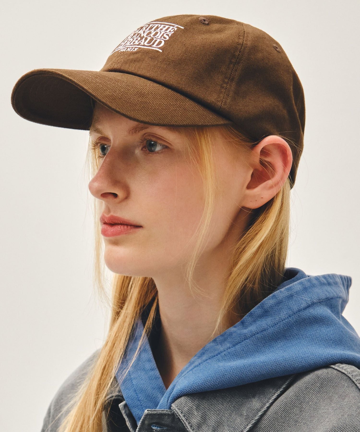  Nón Marithe & Francois Girbaud - Small Classic Logo Cap Brown 