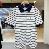  Áo Polo SPAO [Nữ] - Bear Sọc Ngang Trắng SS26 