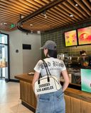  Áo Thun [Unisex] Badblood - [w-tee25-043] Crack Print T-shirt White 