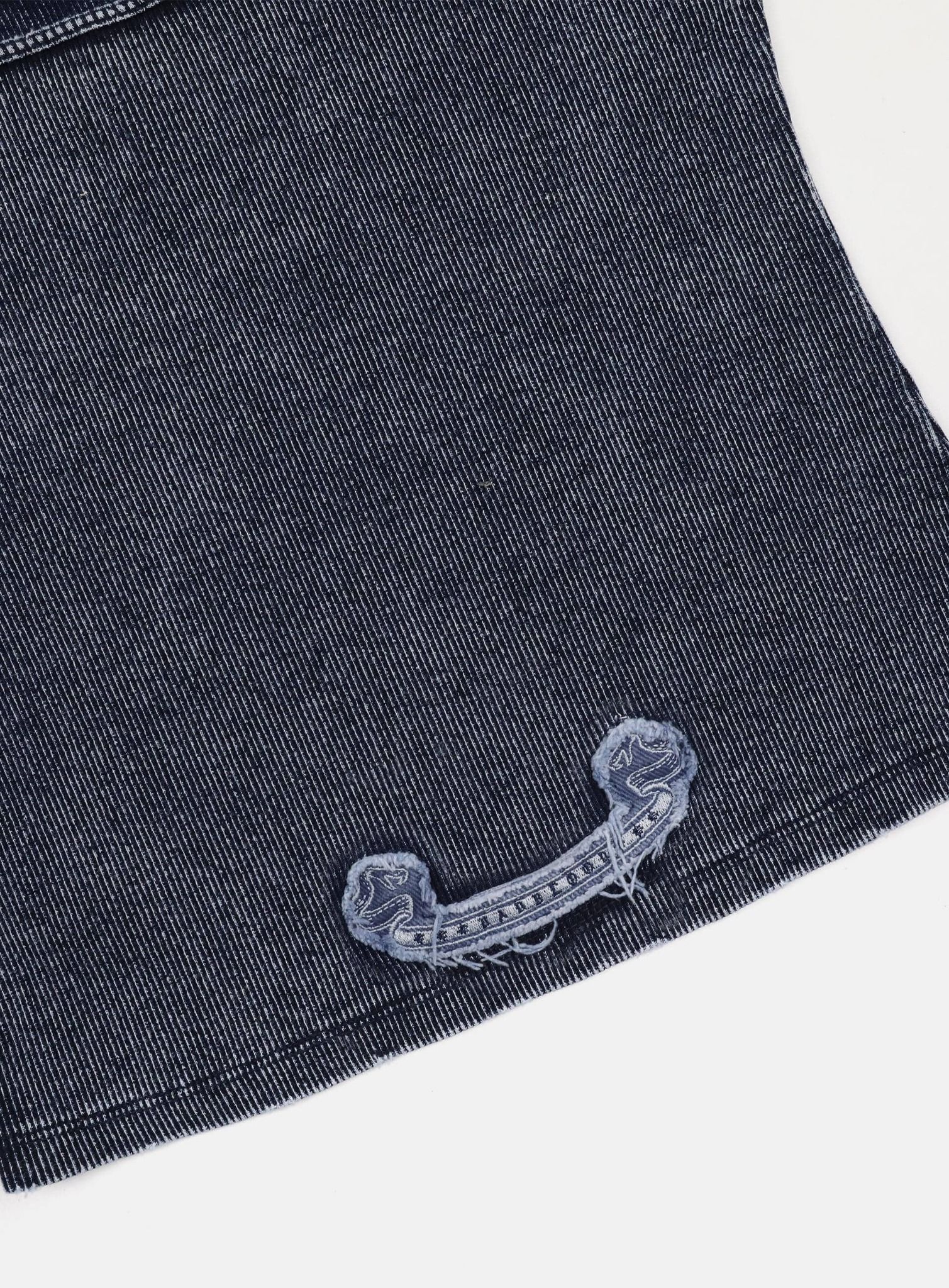  Áo Hai Dây [Nữ] Badblood - [w-tnk25-009] Rusty Denim String Tank Blue 