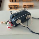  Túi Xách FindKapoor Korea - Heart Block Bag 22 Crinkled Blue 