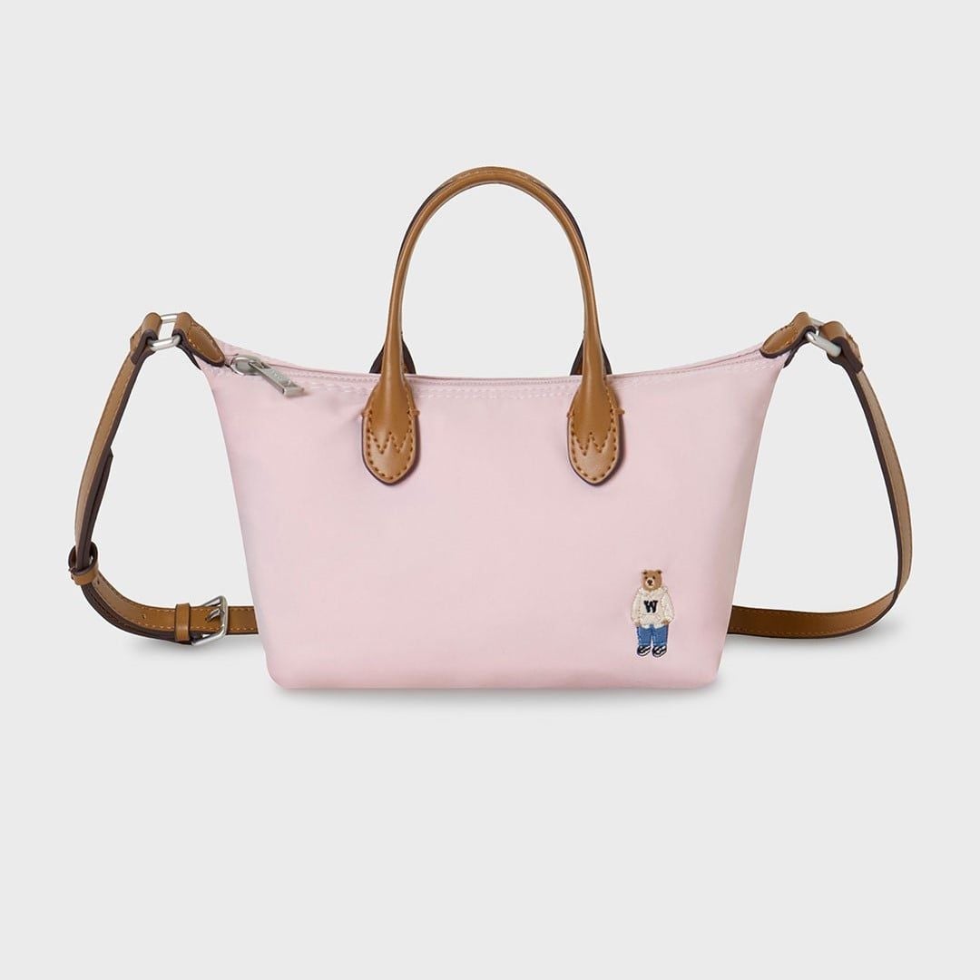  Túi Xách Whoau - Steve Nylon Mini Cross Bag Pink - WHBGG1111A 