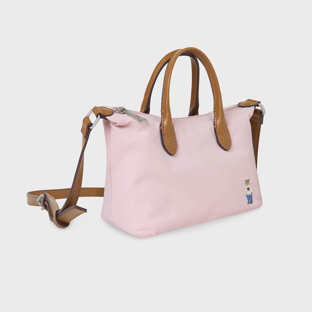  Túi Xách Whoau - Steve Nylon Mini Cross Bag Pink - WHBGG1111A 