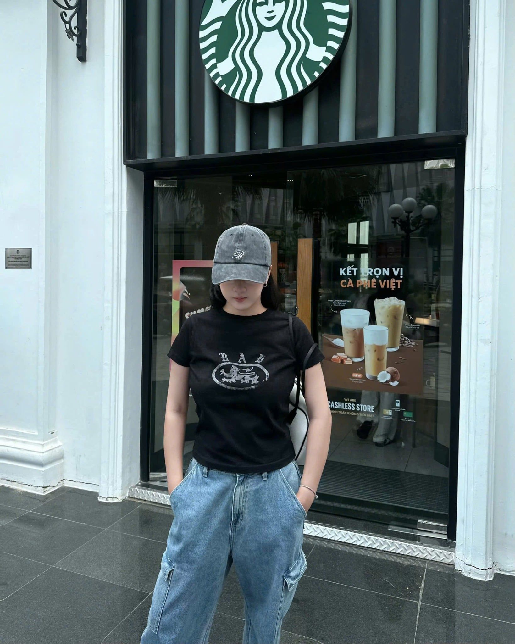  Áo Thun [Unisex] Badblood - [w-tee25-043] Crack Print T-shirt White 