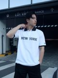  Áo Thun Polo New Era - [Unisex] NY Yankees Basic White/Black 