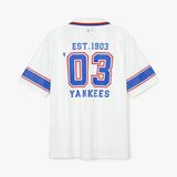 Áo Polo MLB [Unisex] Varsity Sport Jersey Overfit - 3FTSV1743 