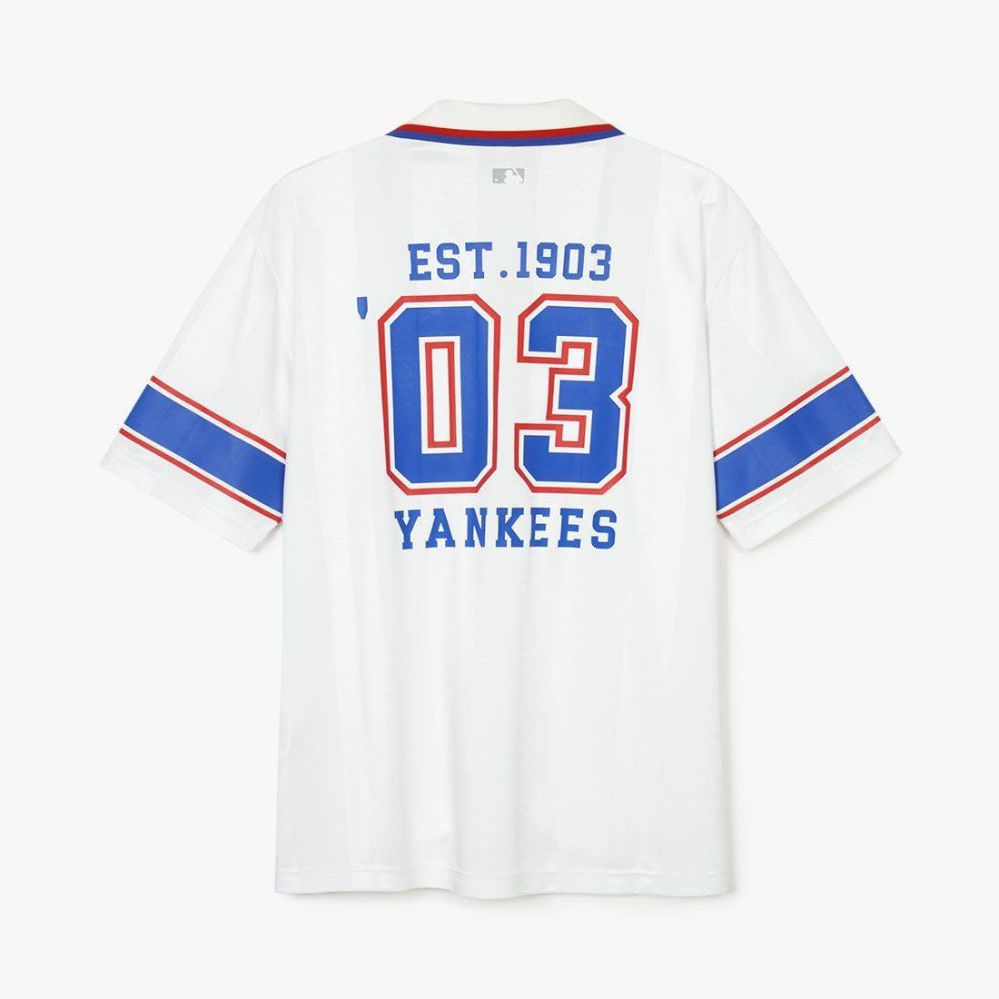  Áo Polo MLB [Unisex] Varsity Sport Jersey Overfit - 3FTSV1743 