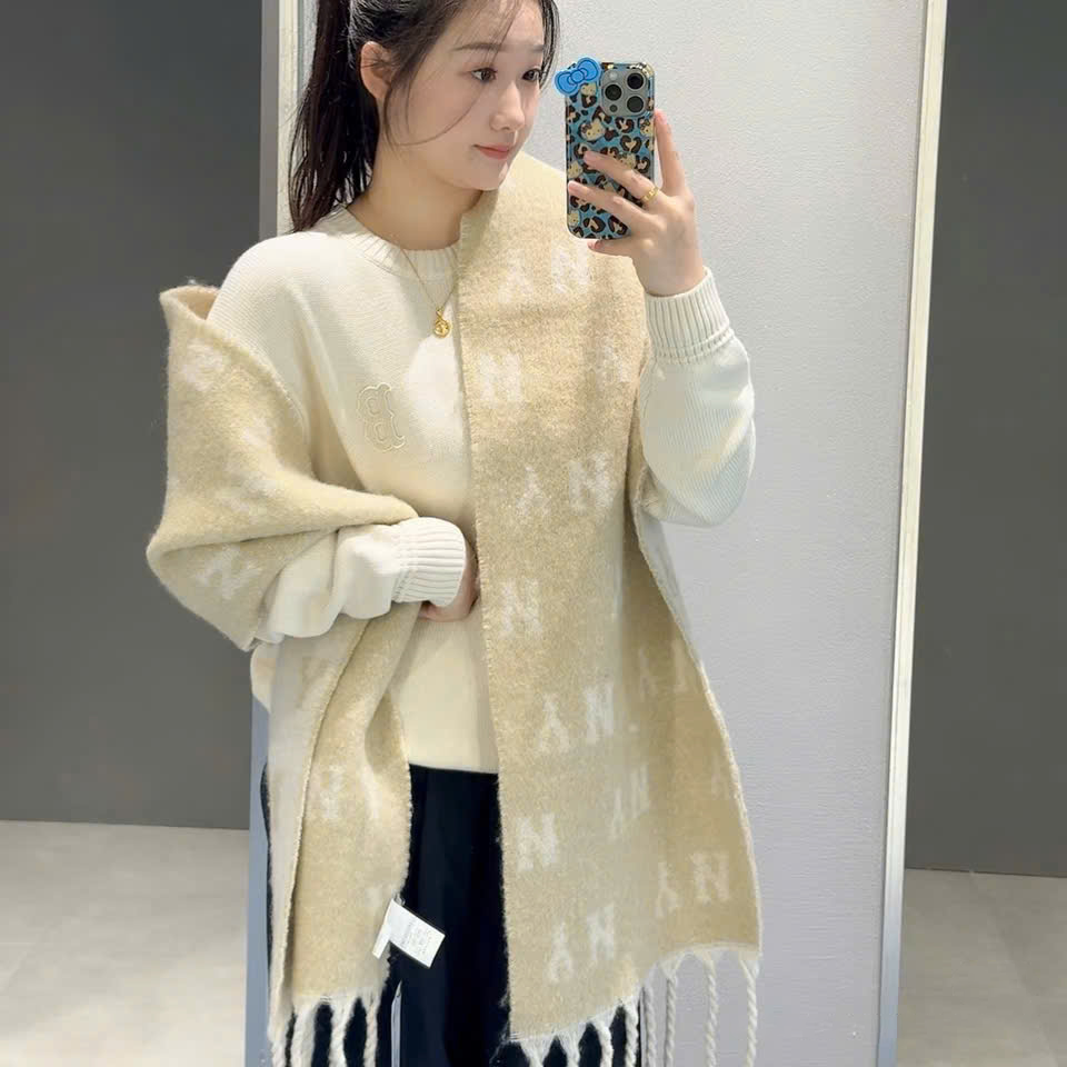  Khăn Quàng Cổ MLB Monogram Muffler NY Yankees - 3AMFM0156-50CRS 