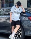  Áo Thun Polo New Era - [Unisex] LA Dodgers White/Black - 18273828 