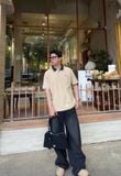  Áo Thun Polo New Era - [Unisex] NY Basic Beige 