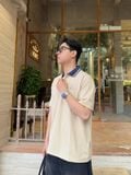  Áo Thun Polo New Era - [Unisex] NY Basic Beige 