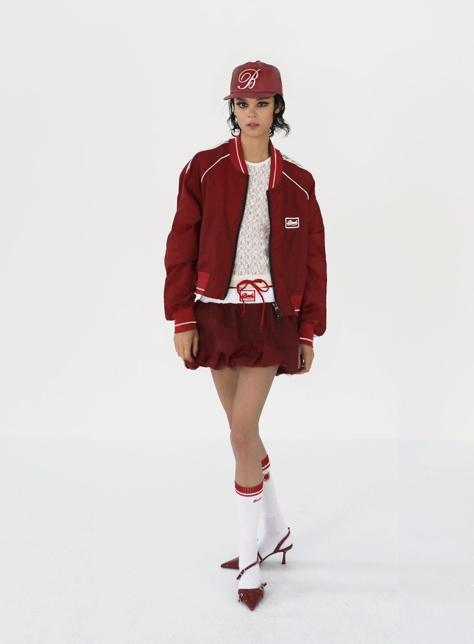  Áo Khoác [Unisex] Badblood - [w-jkt24-013] Billy SS Track Jacket Red 