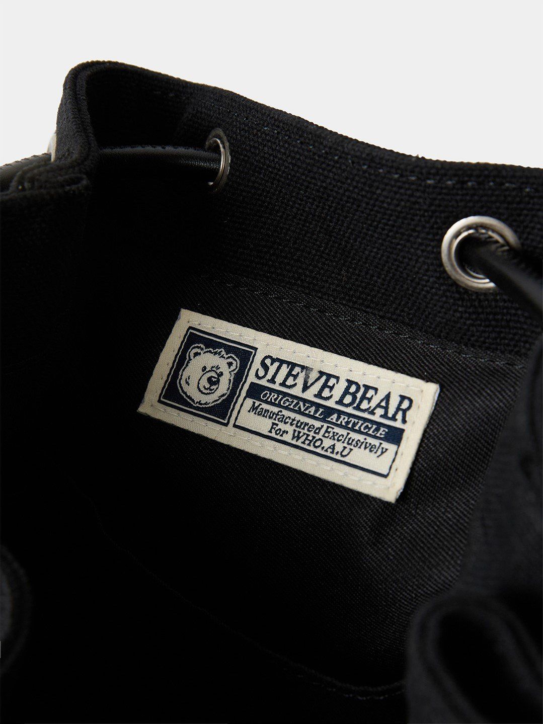  Balo Whoau Korea - Canvas Pocket Backpack - WHBGF3851A 