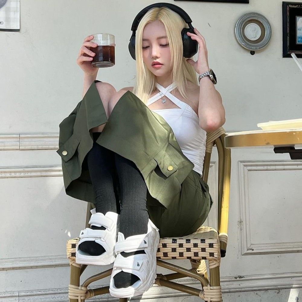  Giày Sandal MLB Chunky Runner LA Dodgers 3ASDRNS43-07WHS 