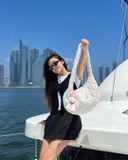  Túi Xách MLB Korea - Padding Quilted Large Hobo Bag - 3ABQL0936-43CRP 