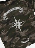  Áo Thun [Unisex] Badblood - [w-tee25-093] Cosmo Reflective Ringer T-Shirt - Green Camo 