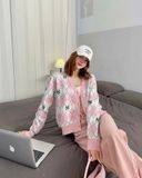  Áo Cardigan MLB [Nữ] Monogram New York Yankees - 3FKCM0134-50PCS 