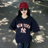  Áo Thun New Era - [Unisex] NY Yankees Chữ Phồng Navy - 14032983 