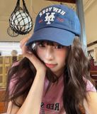  Nón MLB Korea - [Unisex] Vintage Cooperstown Patch Unstructured Ball Cap New York Mets - 3ACPB105N-09NYP 