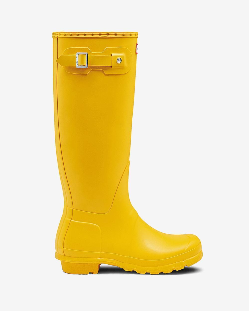  Giày Boots Hunter - Women's Original Tall Rain Boots Yellow 