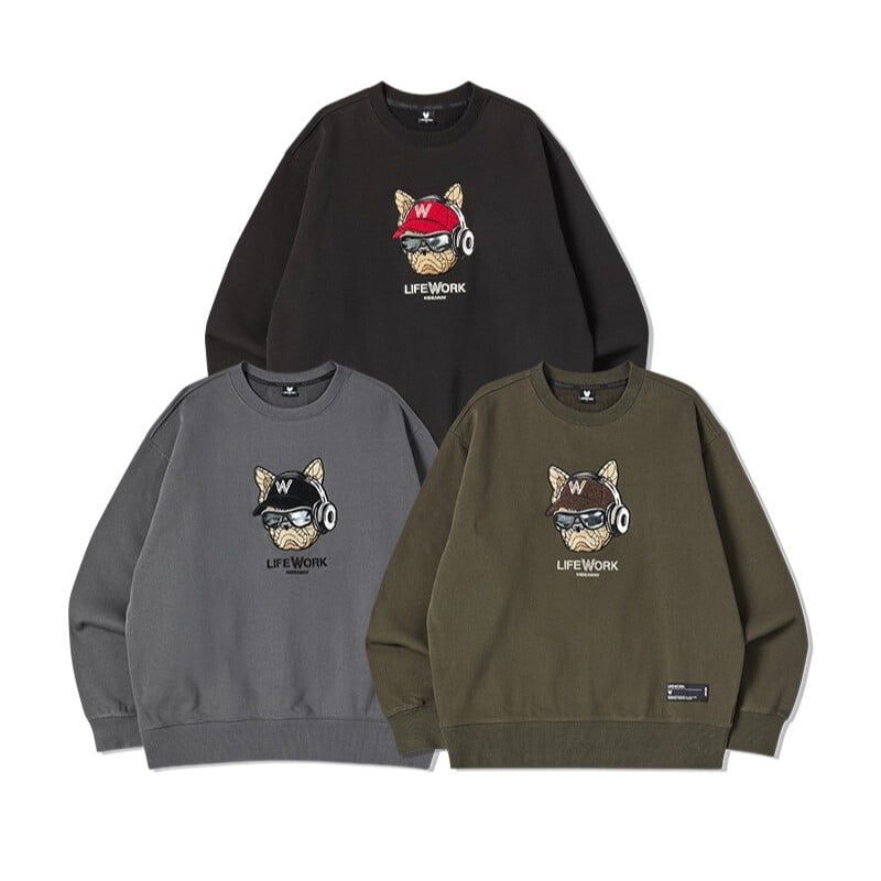  Áo Sweater Life Work - [Unisex] Headset Hipdog Fleece - LW254MT116 