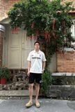  Áo Thun Polo New Era - [Unisex] NY Stripe Black/White 