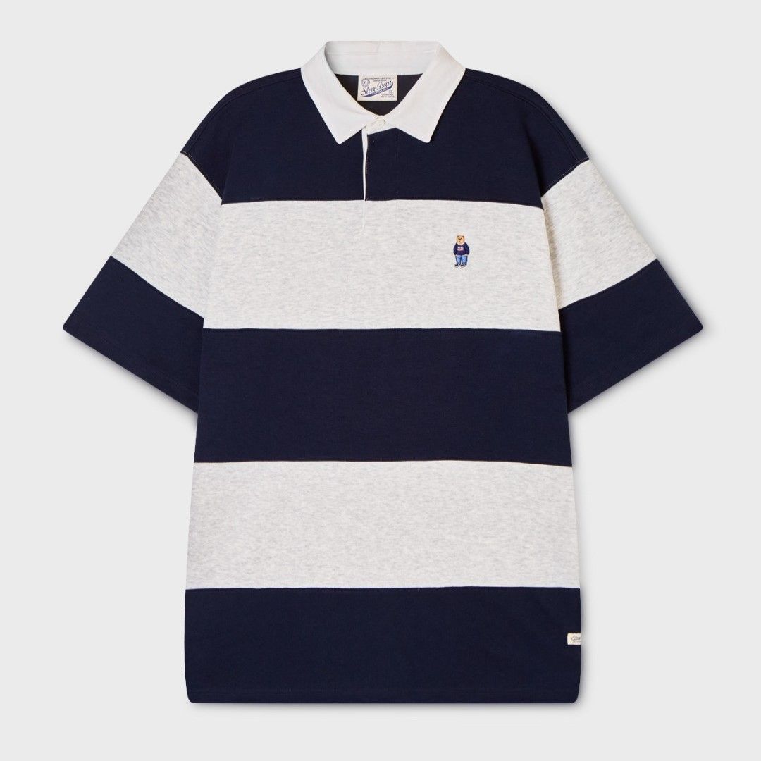  Áo Polo WHOAU [Unisex] -Steve Colorblock Collar T-Shirt - WHHAG2421U 