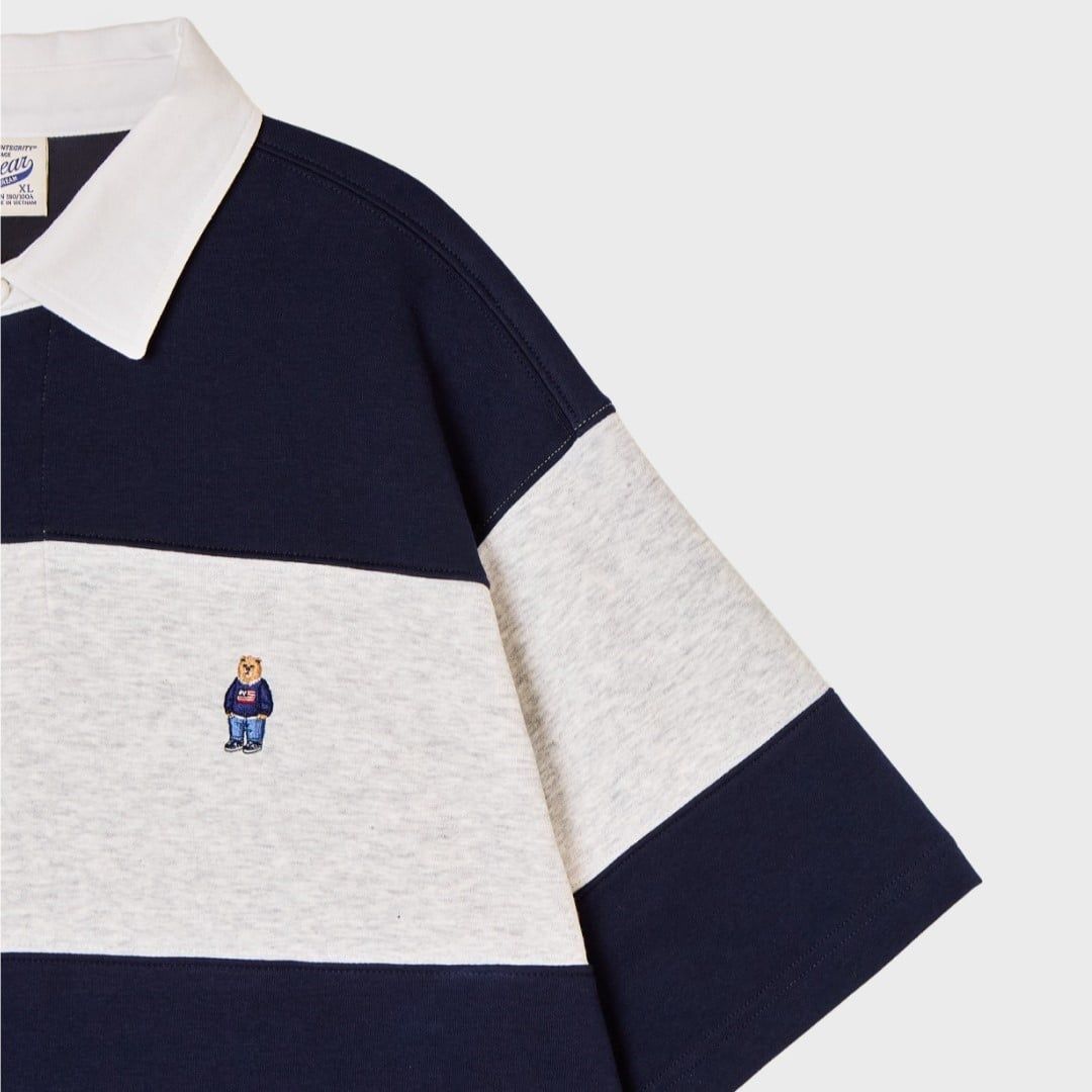  Áo Polo WHOAU [Unisex] -Steve Colorblock Collar T-Shirt - WHHAG2421U 