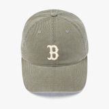 Nón MLB Basic Washed Unstructured Ball Cap Boston Khaki 3ACPVV14N-43KAP 