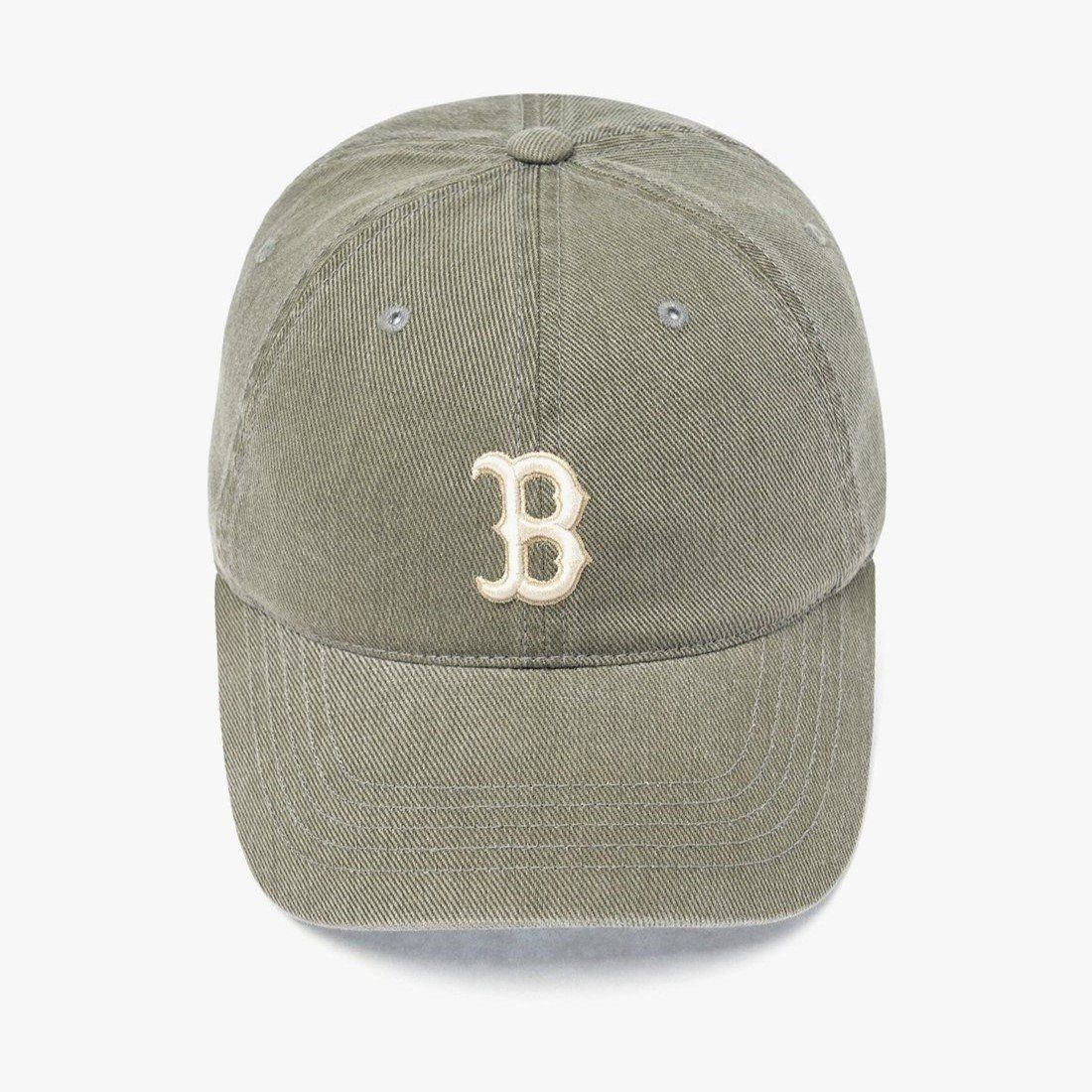  Nón MLB Basic Washed Unstructured Ball Cap Boston Khaki 3ACPVV14N-43KAP 