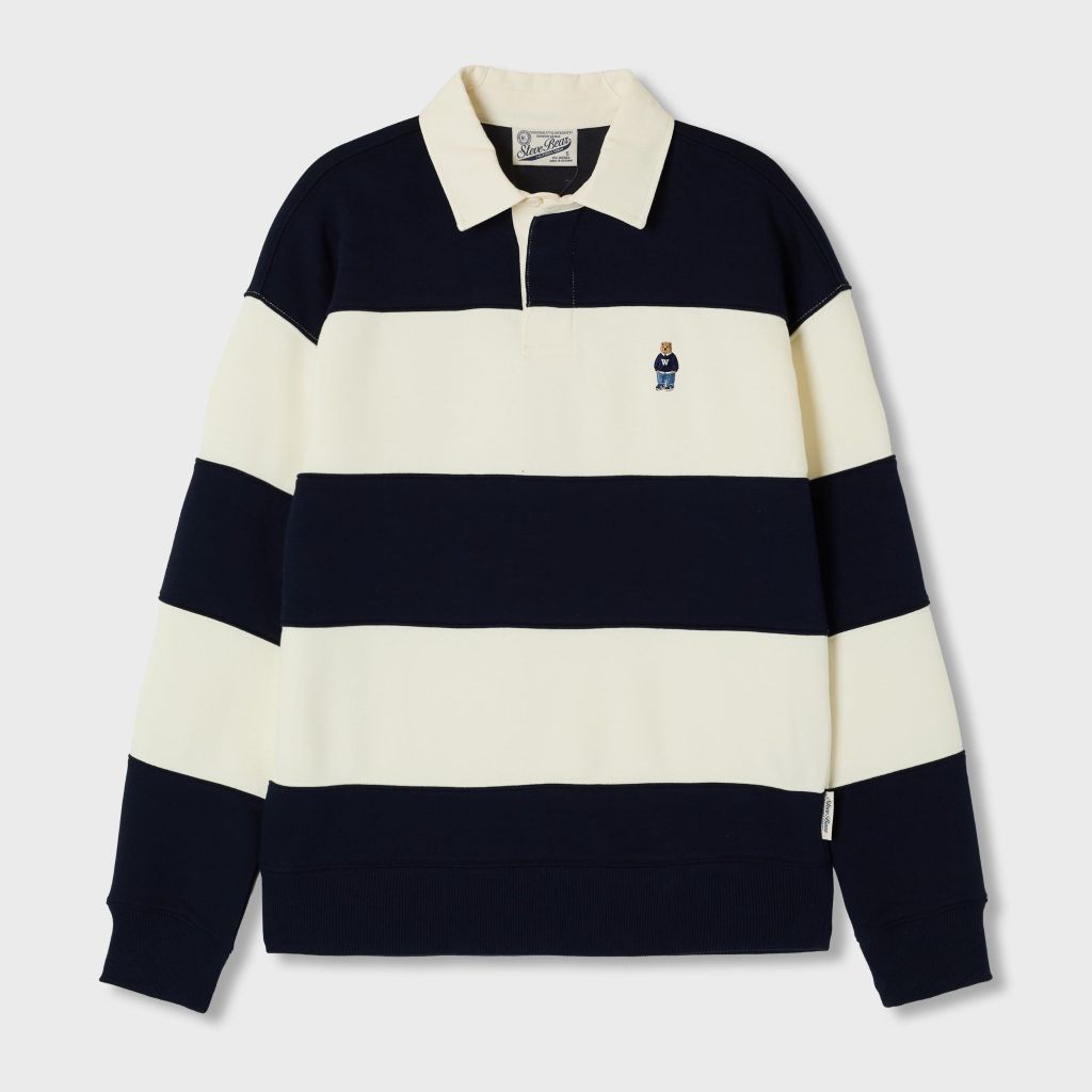  Áo Sweater WHOAU - Steve Rugby Sweatshirt Navy - WHMAF4922U 
