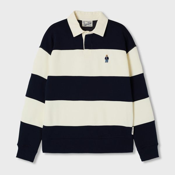 Áo Sweater WHOAU - Steve Rugby Sweatshirt Navy - WHMAF4922U