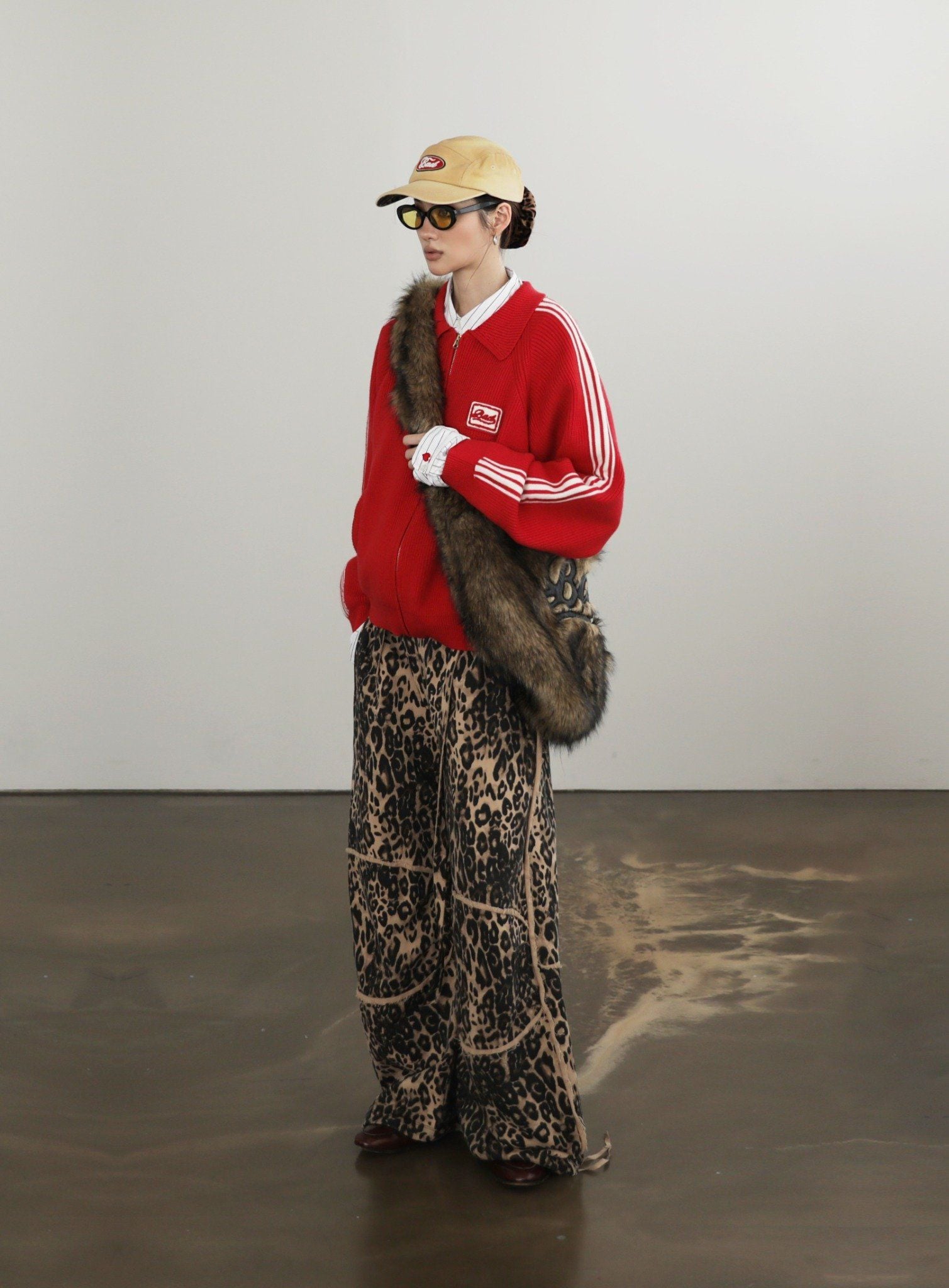  Áo Khoác [Unisex] Badblood - [w-knt24-013] Billy Track Jacket - Red 