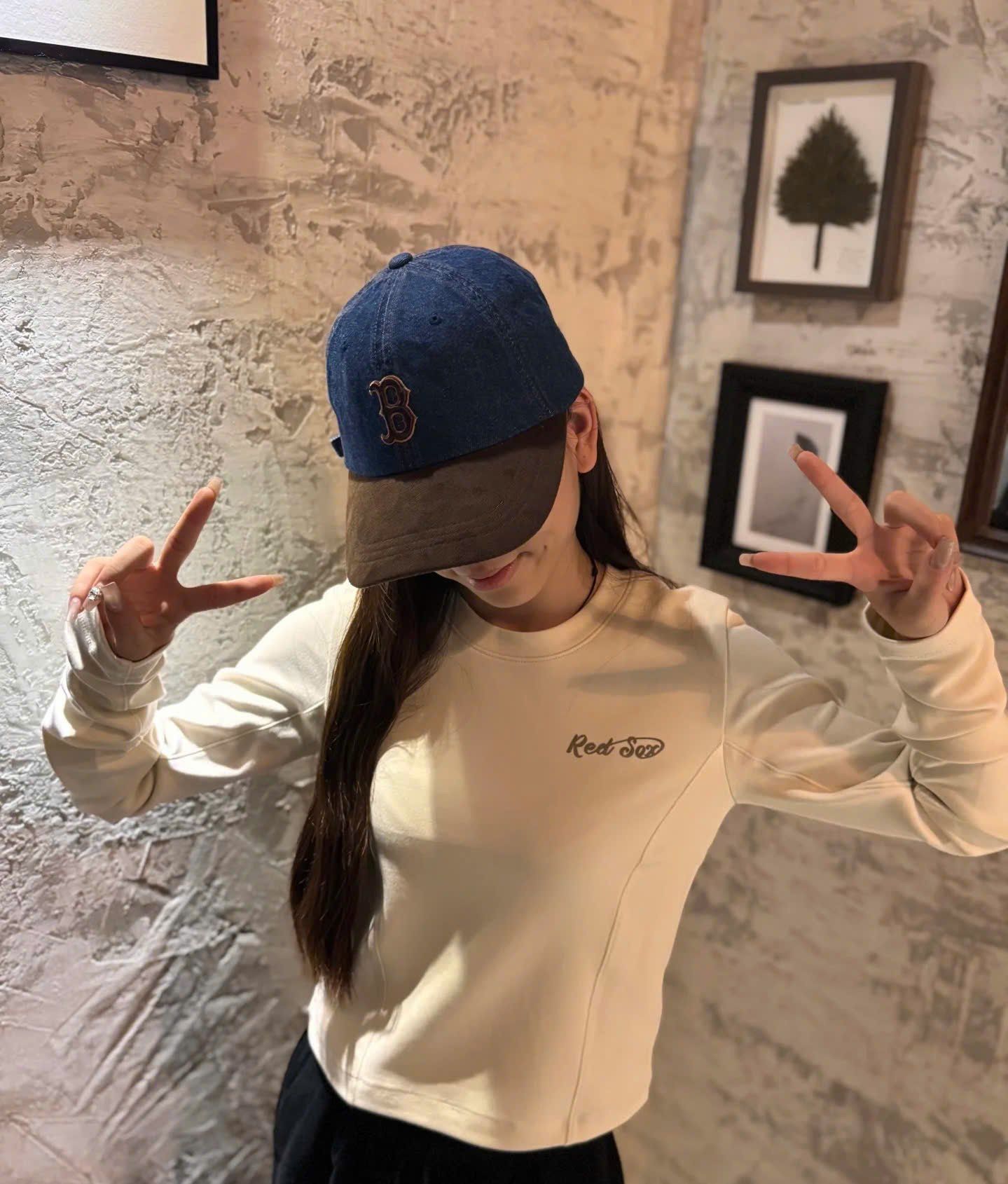  Nón MLB Korea - [Unisex] Denim Suede Unstructured Ballcap - 3ACPB125N-43NYS 