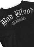  Áo Thun [Unisex] Badblood - [w-tee25-043] Crack Print T-shirt White 