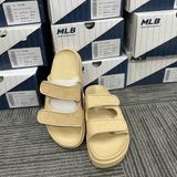  Dép MLB Chunky Bouncer Two Strap LA Dodgers Sand - 3ALPCBT33-50SAL 