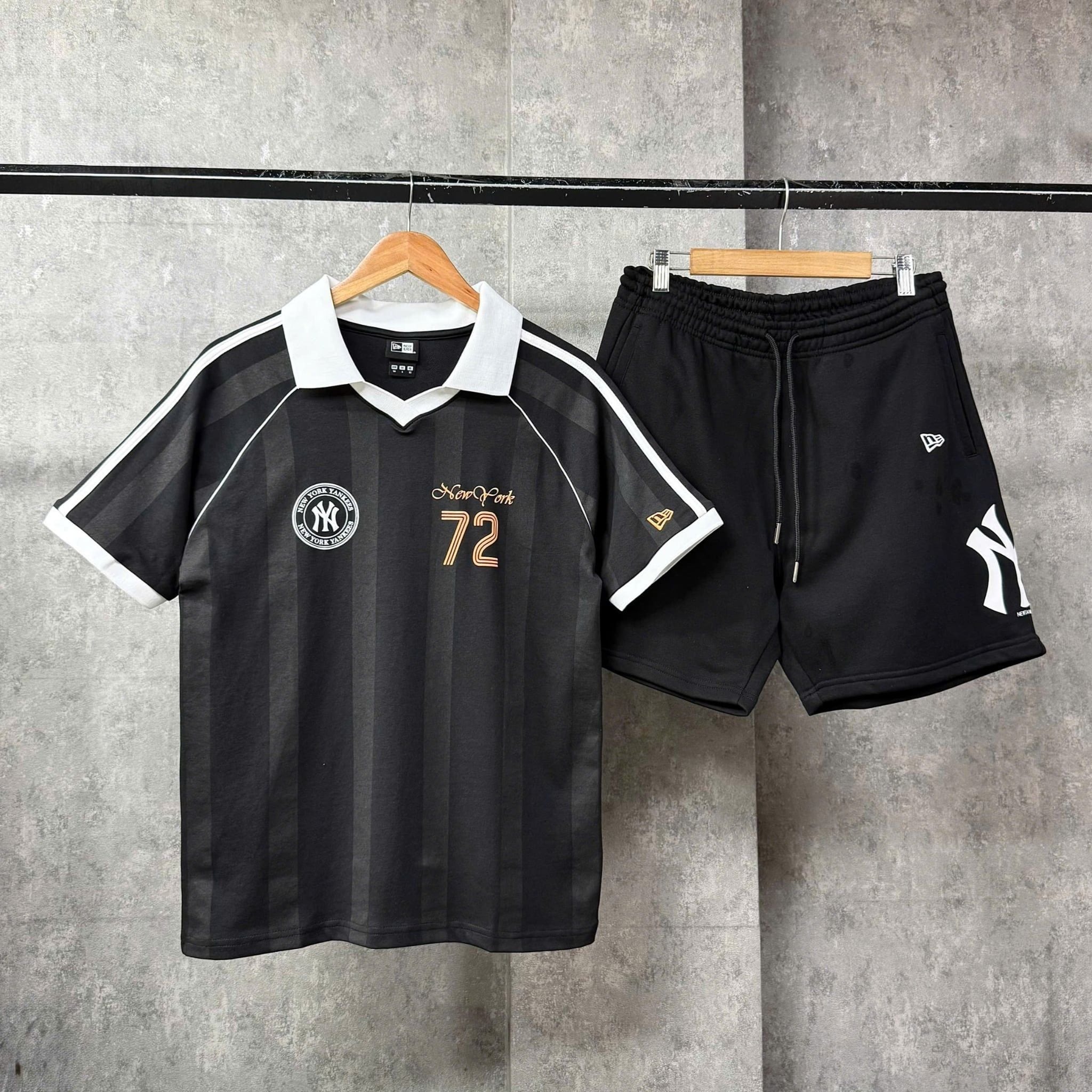 Áo Thun Polo New Era - [Unisex] Number 72 Jersey NY Black - 16599861 