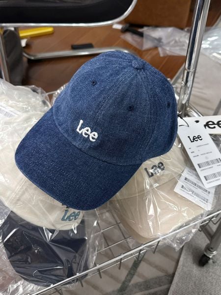 Nón Lee [Unisex] - Small Twitch Logo Denim Ball Cap Indigo Medium - LE2501CA10IM